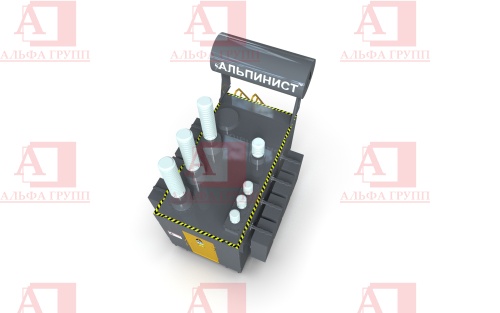 Учебно-тренировочный полигон ПА-МТ01 (Модуль Трансформатор) от АЛЬФА ГРУПП для практических занятий на высоте и в замкнутом пространстве с применением средств индивидуальной защиты и стационарных анкерных систем.  