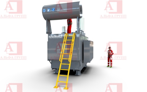 Учебно-тренировочный полигон ПА-МТ01 (Модуль Трансформатор) от АЛЬФА ГРУПП для практических занятий на высоте и в замкнутом пространстве с применением средств индивидуальной защиты и стационарных анкерных систем.  